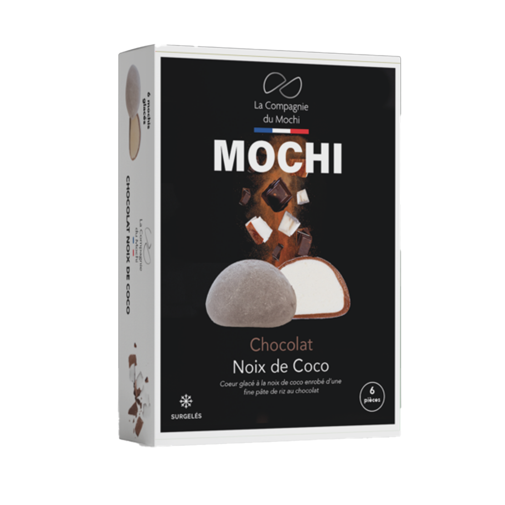 Lcdm Mochi Ice Cream - Chocolate & Coconut 20X175g (6Pcs/Box)