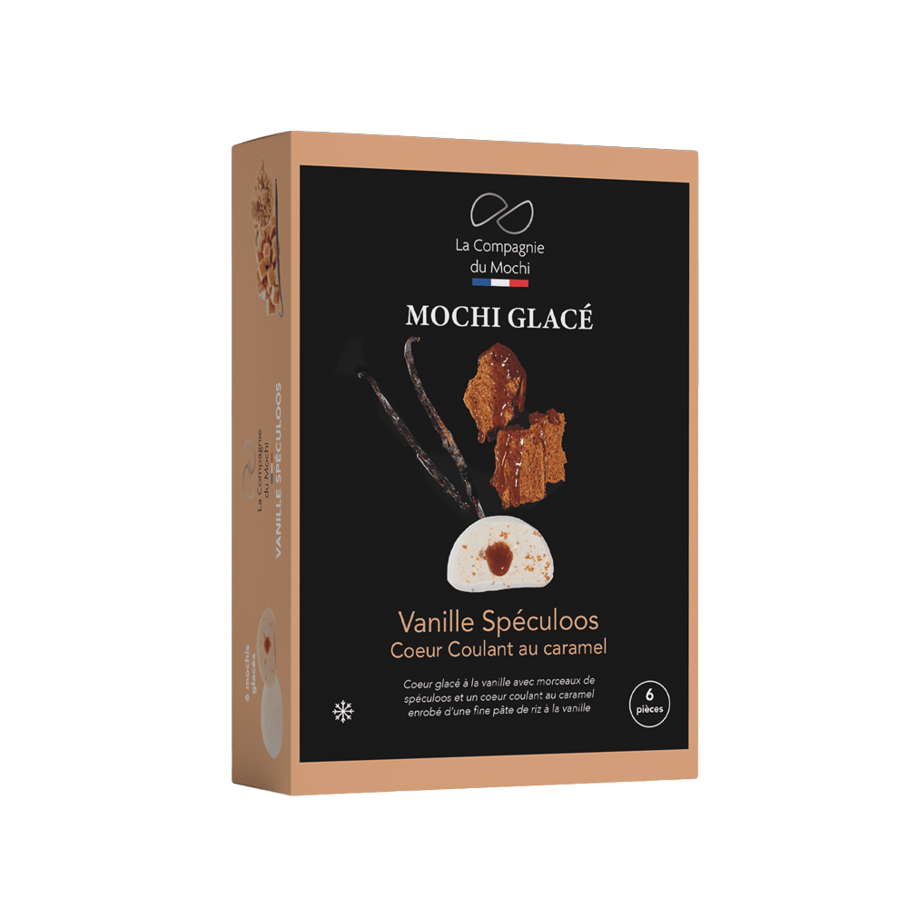 Lcdm Mochi Ice Cream - Vanilla Caramel Speculoos 10X198G (6Pcs)