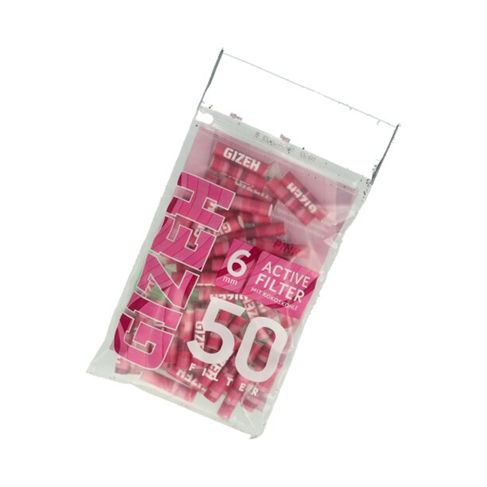 Gizeh Active Filter Pink 6Mm 50Stk.