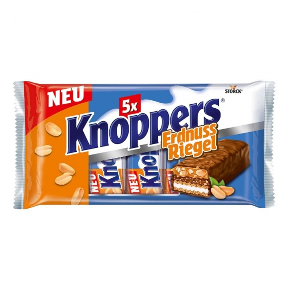 Knoppers Erdnuss - Yer Fıstıklı, Kremalı Çikolatalı Gofret 200g
