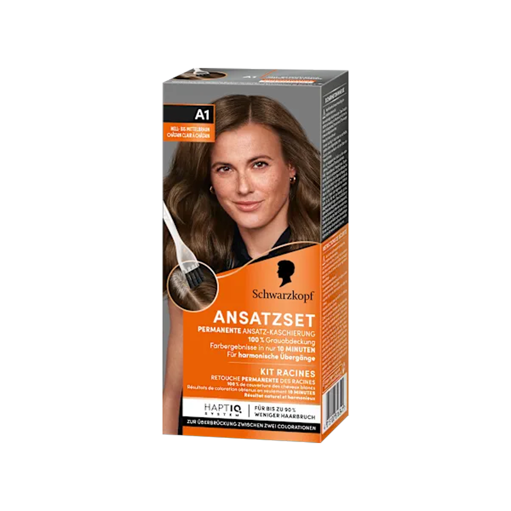 Schwarzkopf Ansatzset A1 Hell- Bis Mittelbraun, 1 St