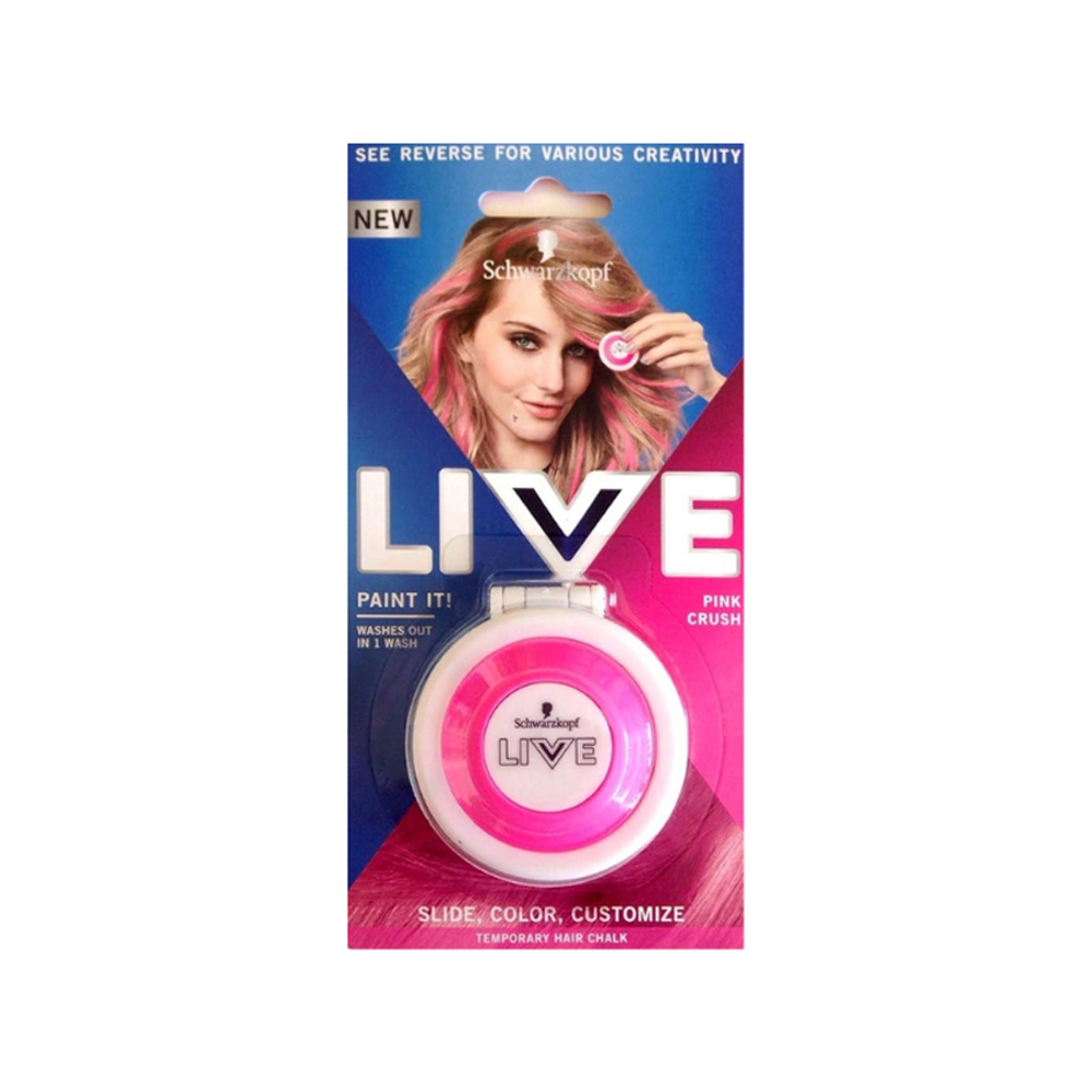Schwarzkopf Live Hair Chalk Pink 8 X 3.5g Color Highlight Carnival