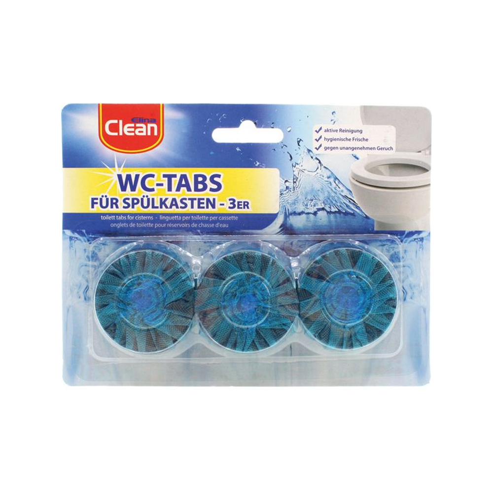 Toilet Tabs Blue Flush Valve 3X50g For Water Tank