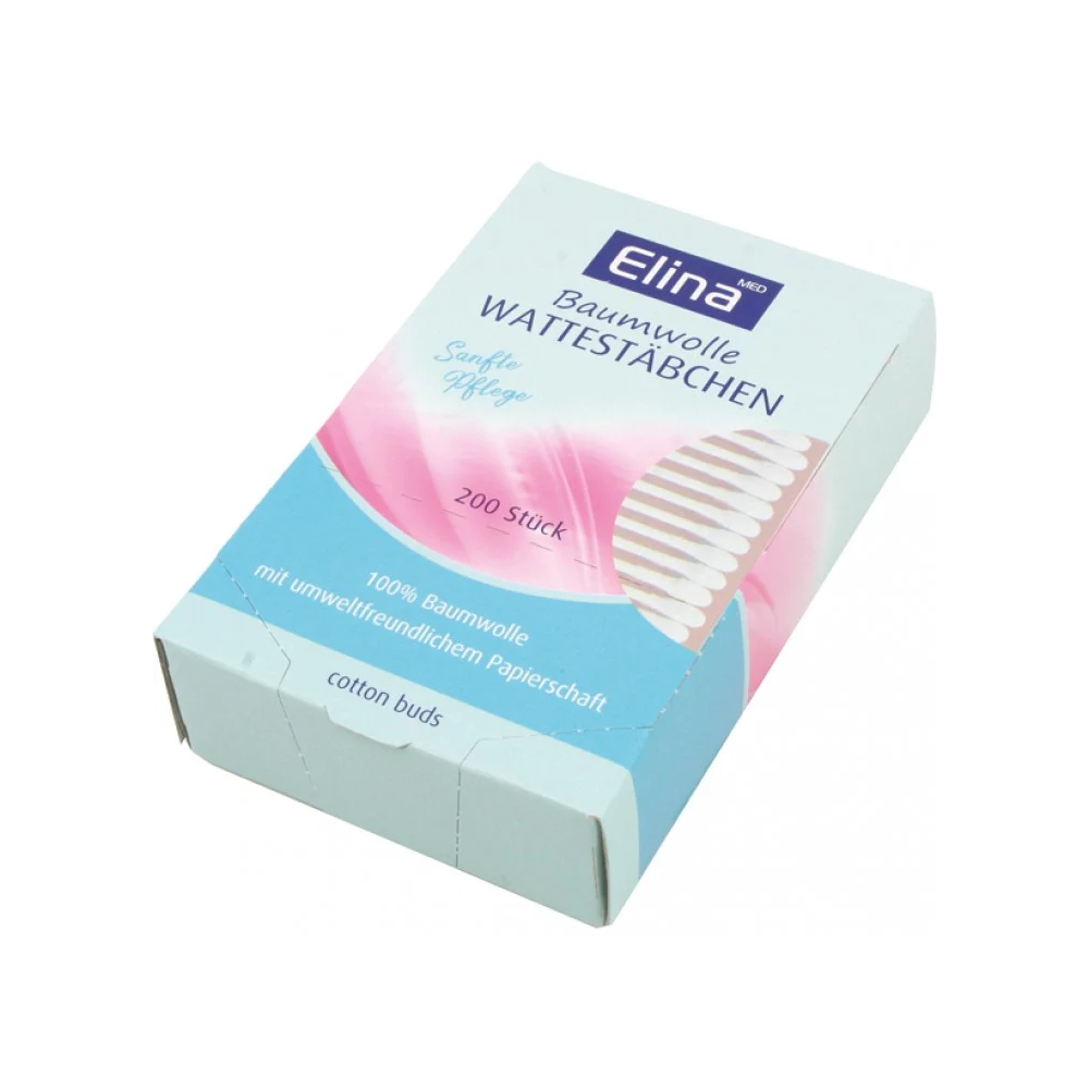 Elina Med Wattestäbchen Mit Papierschaft (200 St.)