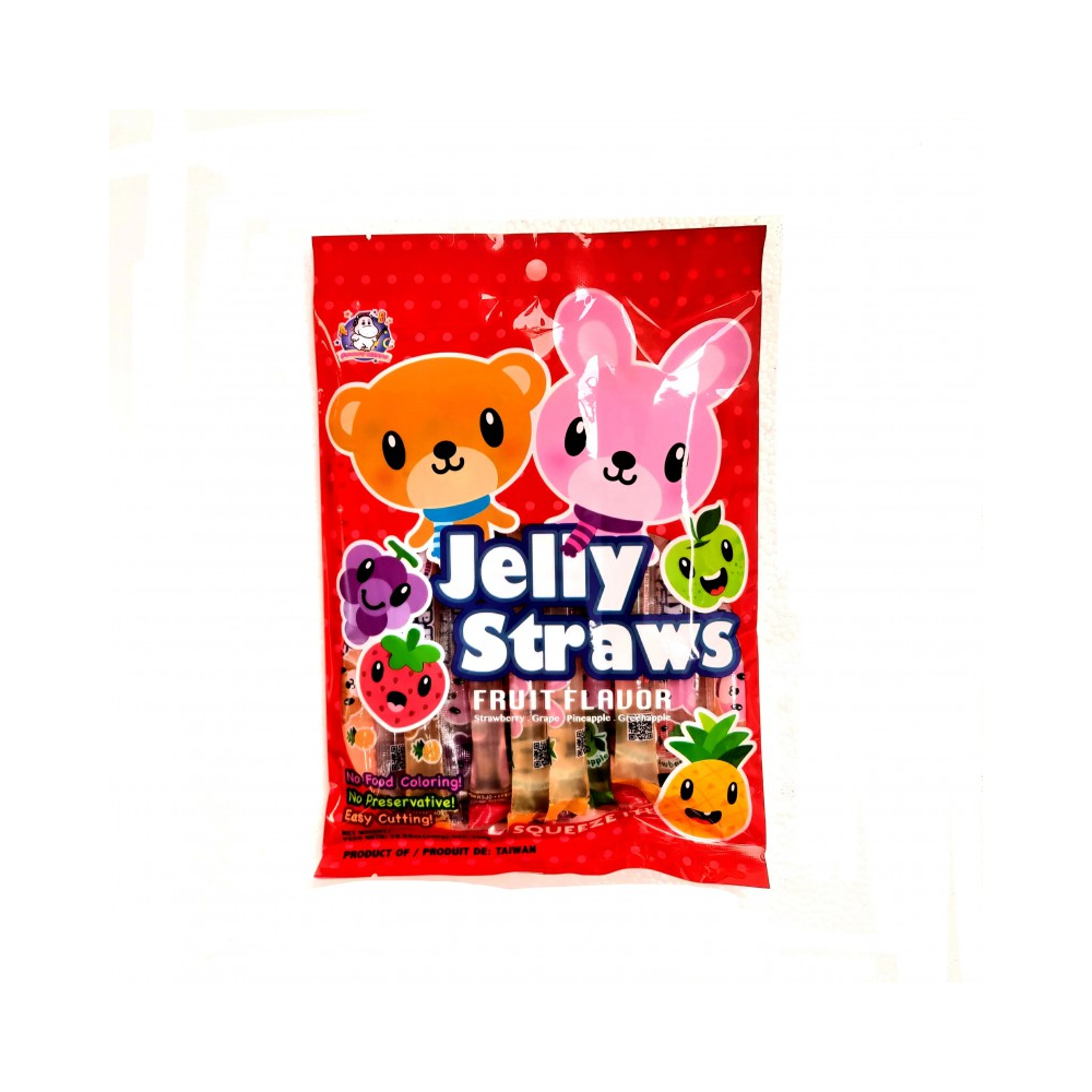 Abc Hasen- Und Bären-Gelee-Strohhalme 300g Verschiedene Fruchtgeschmacksrichtungen