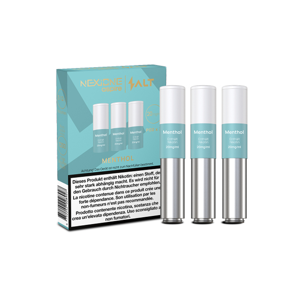 Aspire Nexione Salt Menthol Tobacco Pod 20Mg 3Pcs