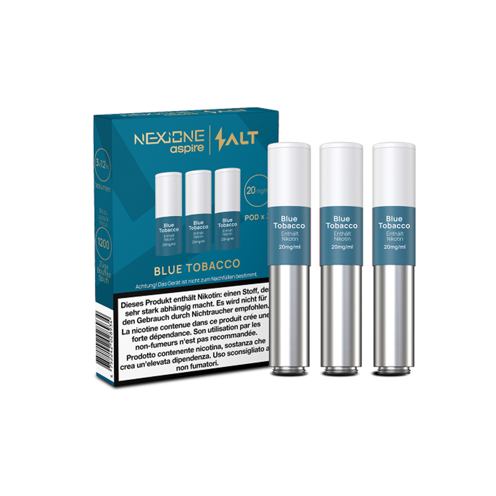 Aspire Nexione Salt Blue Tobacco Pod 20Mg 3Pcs
