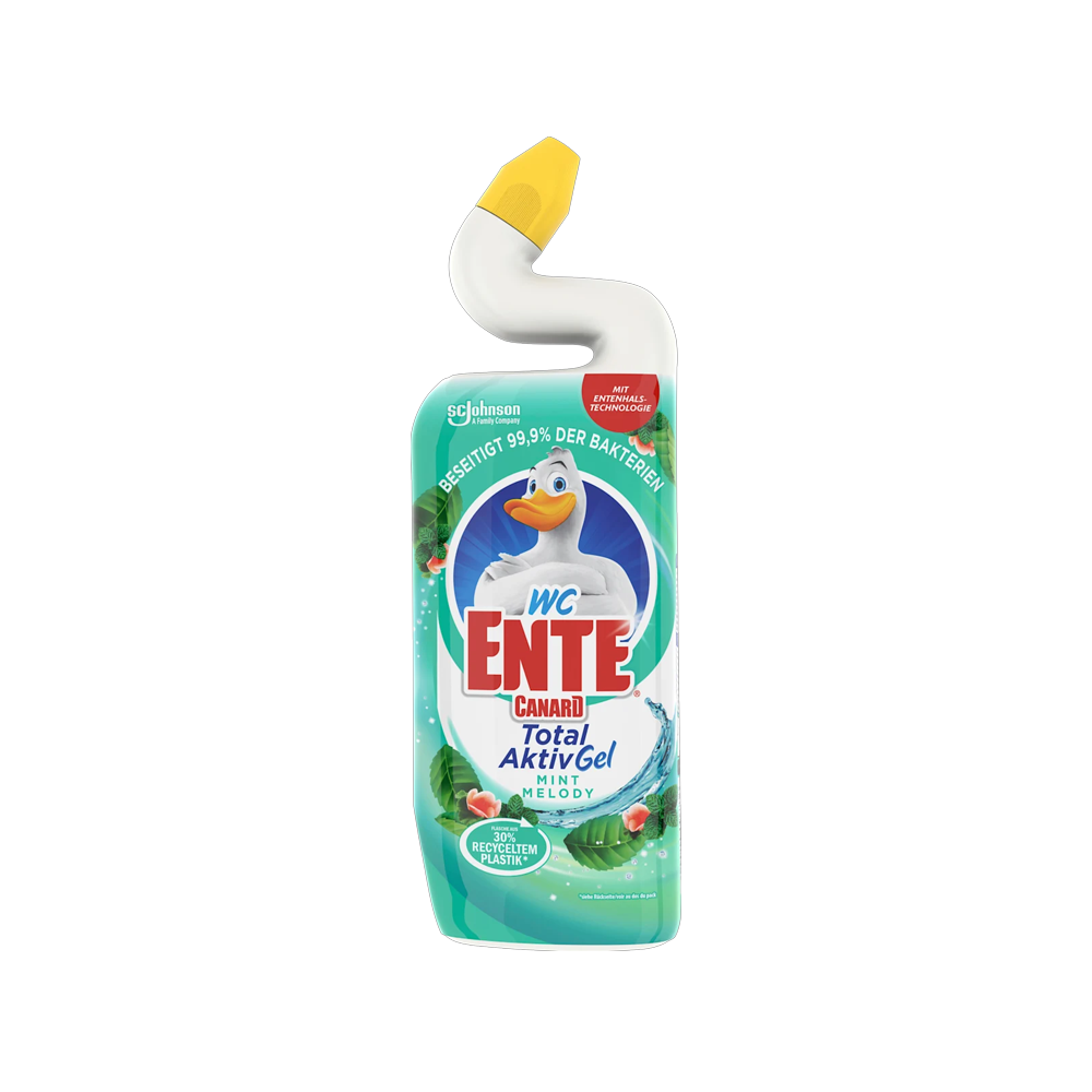 Wc-Ente Wc-Reiniger Total Aktiv Gel Minze, 750ml