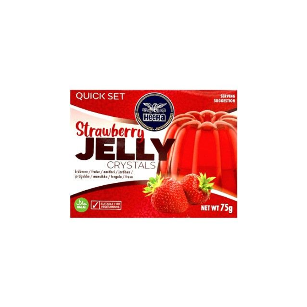 Heera Strawberry Jelly Crystals 75g