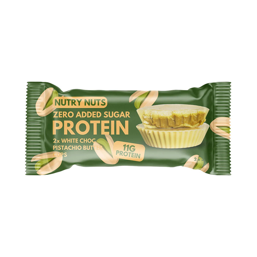 Nutry Nuts Zero Added Sugar Protein Bar Pistachio Butter Cups 42g