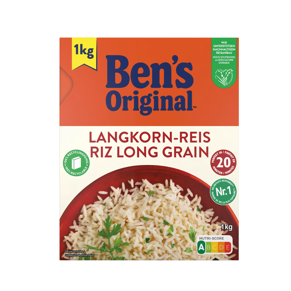 Ben's Original Langkornreis, 20 Minuten, 1kg