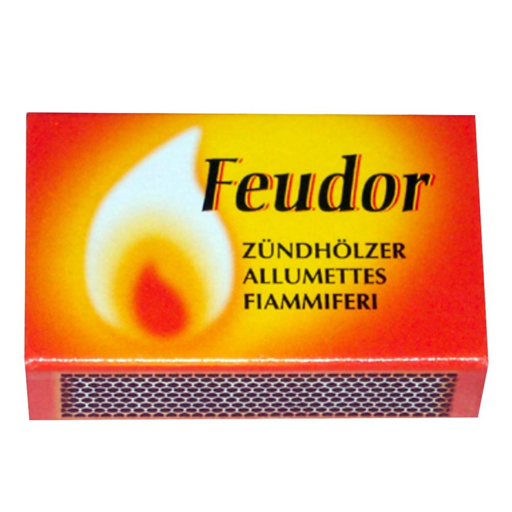 Feudor Zündhölzer Schachtel 45 Stk.
