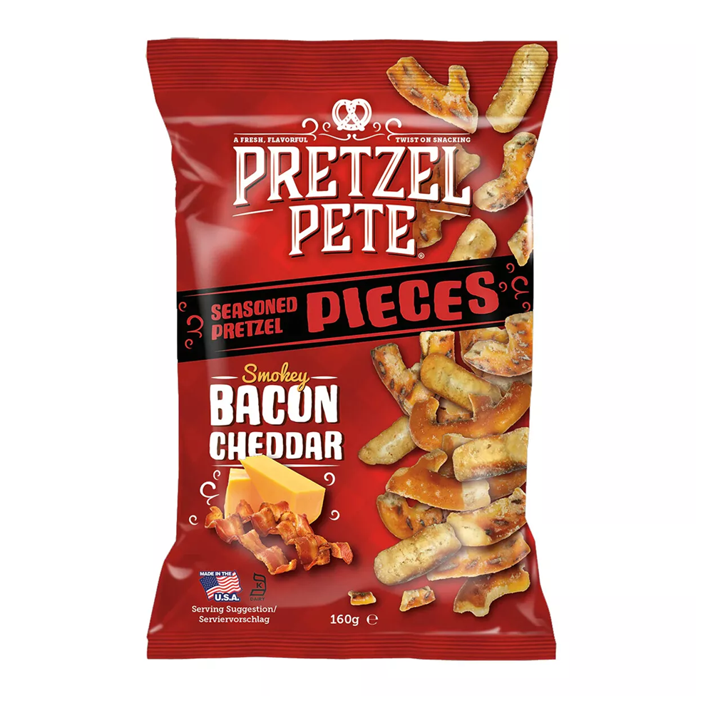 Seasoned Pretzeln Bacon Cheddar Flavour
