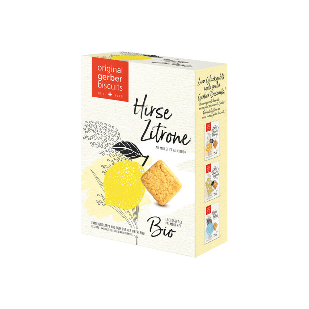 Gerber-Kekse Bio Hirse Zitronenkekse