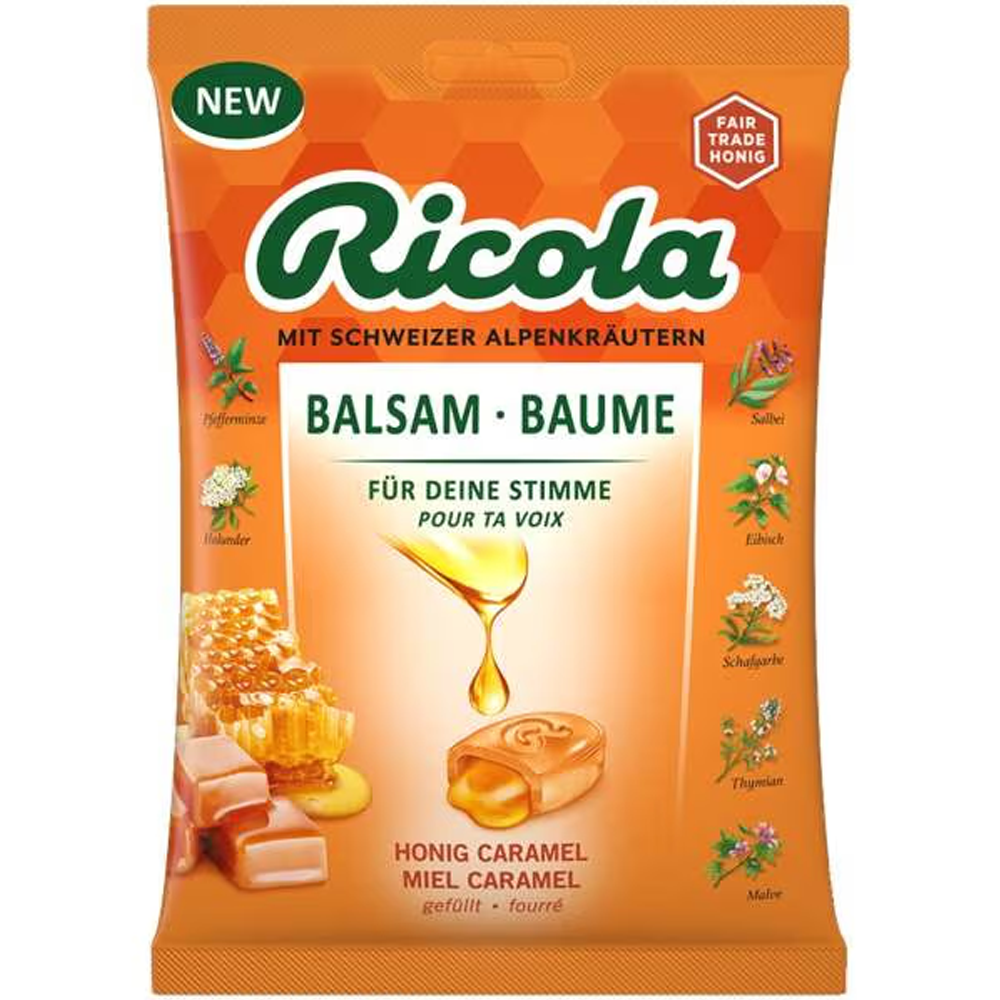 Ricola Balsam Honig & Caramel 68g