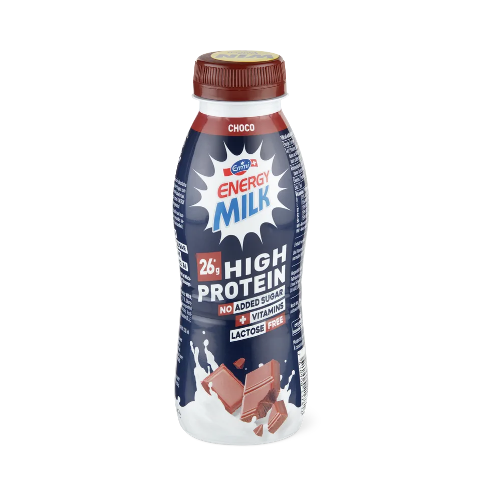 Emmi Energy Milch Mit Hohem Proteingehalt Und Schokolade
