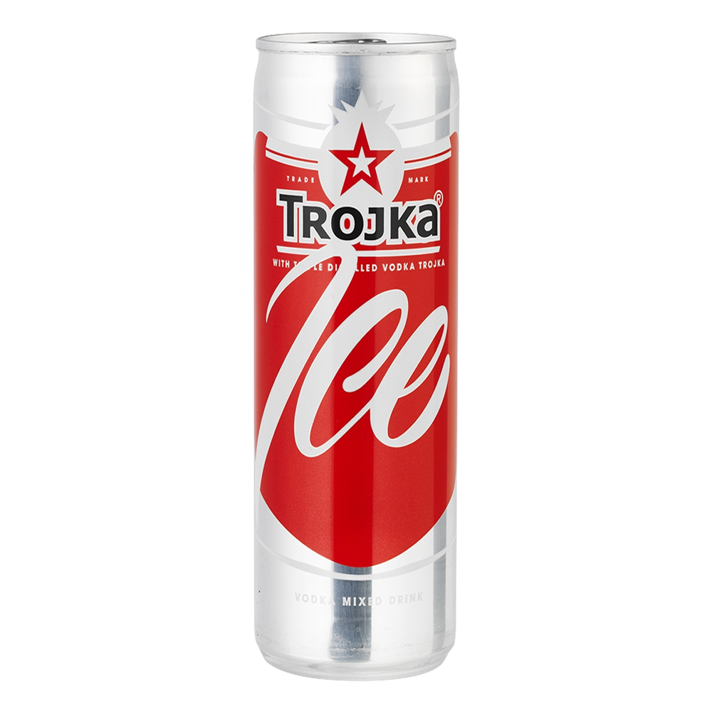 Trojka Ice Vodka 4% 250ml