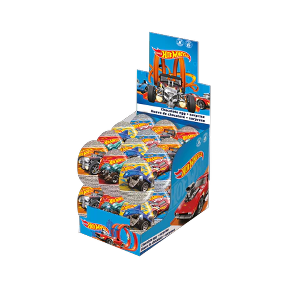 Hot Wheels Surprise Egg 48X20g Counter Display