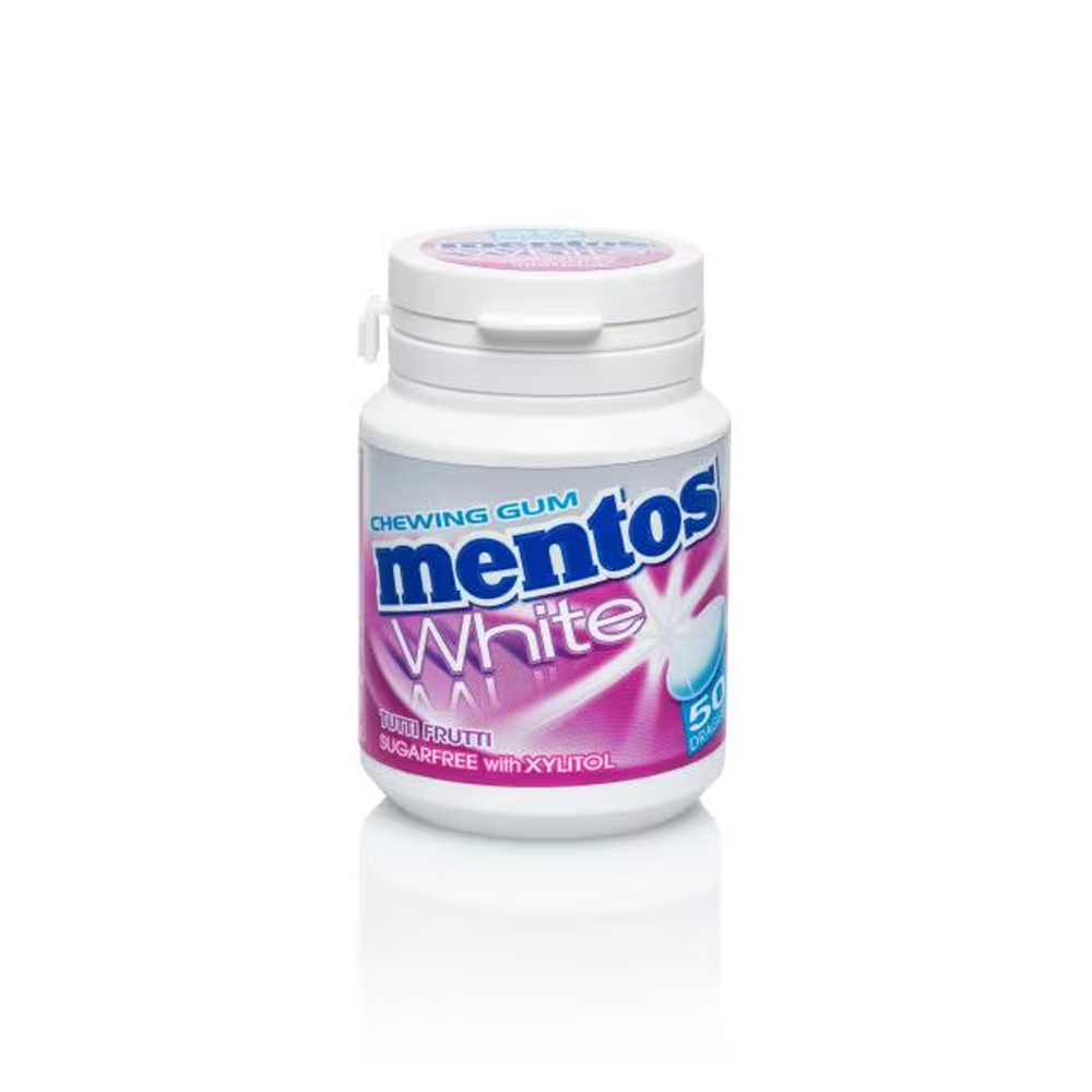 Mentos Kaugummi White Tutti Frutti 75g