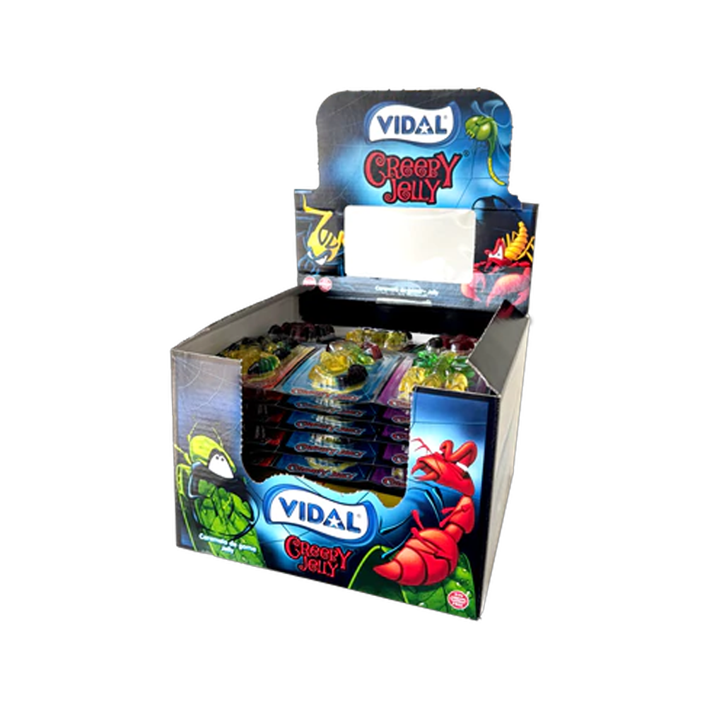 Creepy Jelly Fruit Gum Insects 66g (11X6 Pieces À 11g)