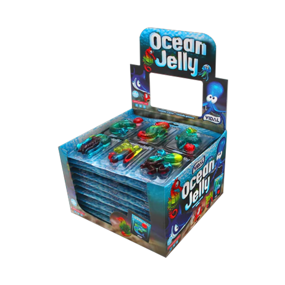 Ocean Jelly Fruit Gum Sea Animals 66g (11X6 Pieces À 11g)