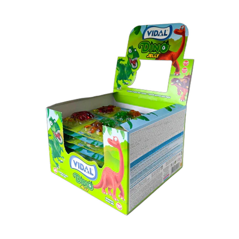 Dino Jelly Fruit Gum Dinosaur 66g (11X6 Pieces À 11g)