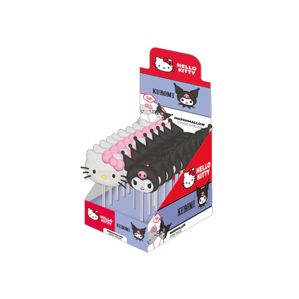 Hello Kitty & Kuromi Marshmallow Lollipop 18X30g