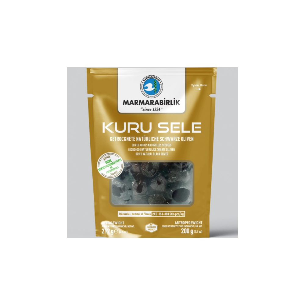 Marmar Schwarz Oliven 212g