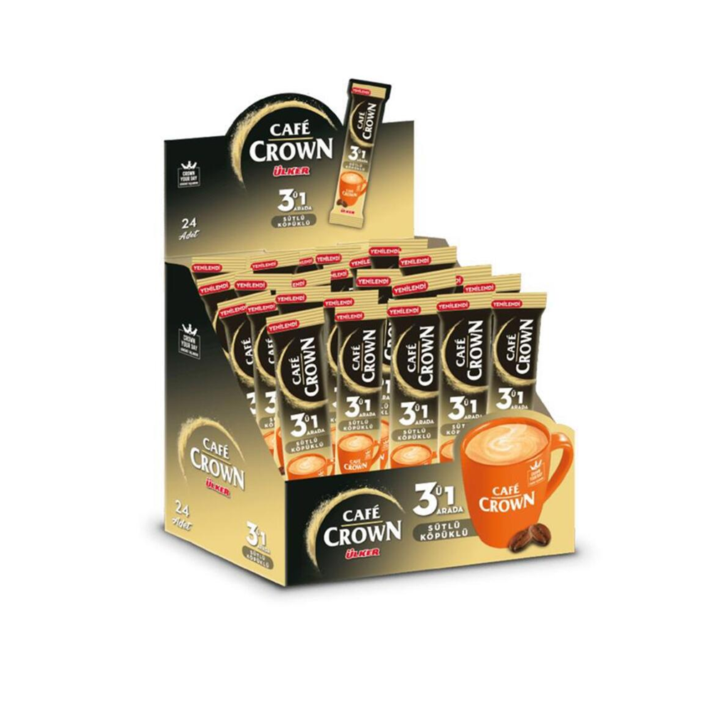 Cafe Crown Sütlü Köpüklü 3+1
