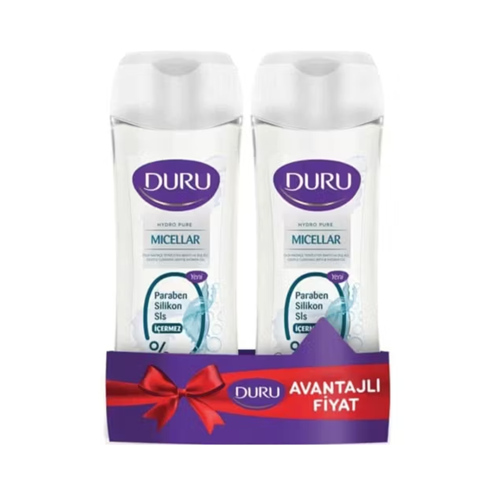 Duru Hydro Pure Micellar 2X450ml Duş Jeli