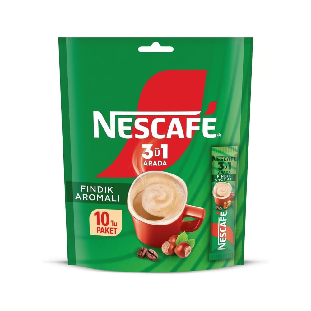 Nescafe 3+1 Fındıklı 10lu Paket