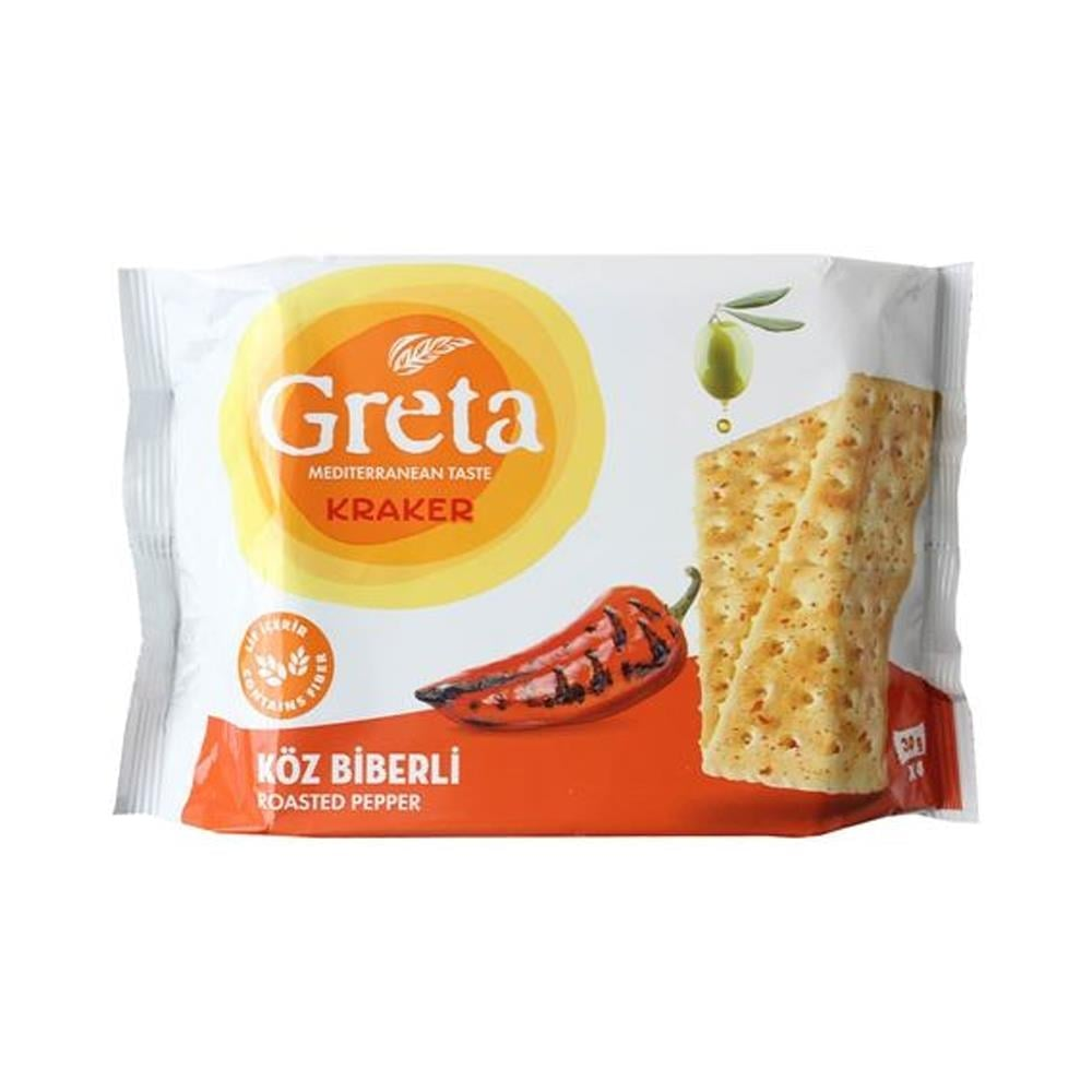 Greta Crackers 4 X 30g Gerösteter Pfeffer