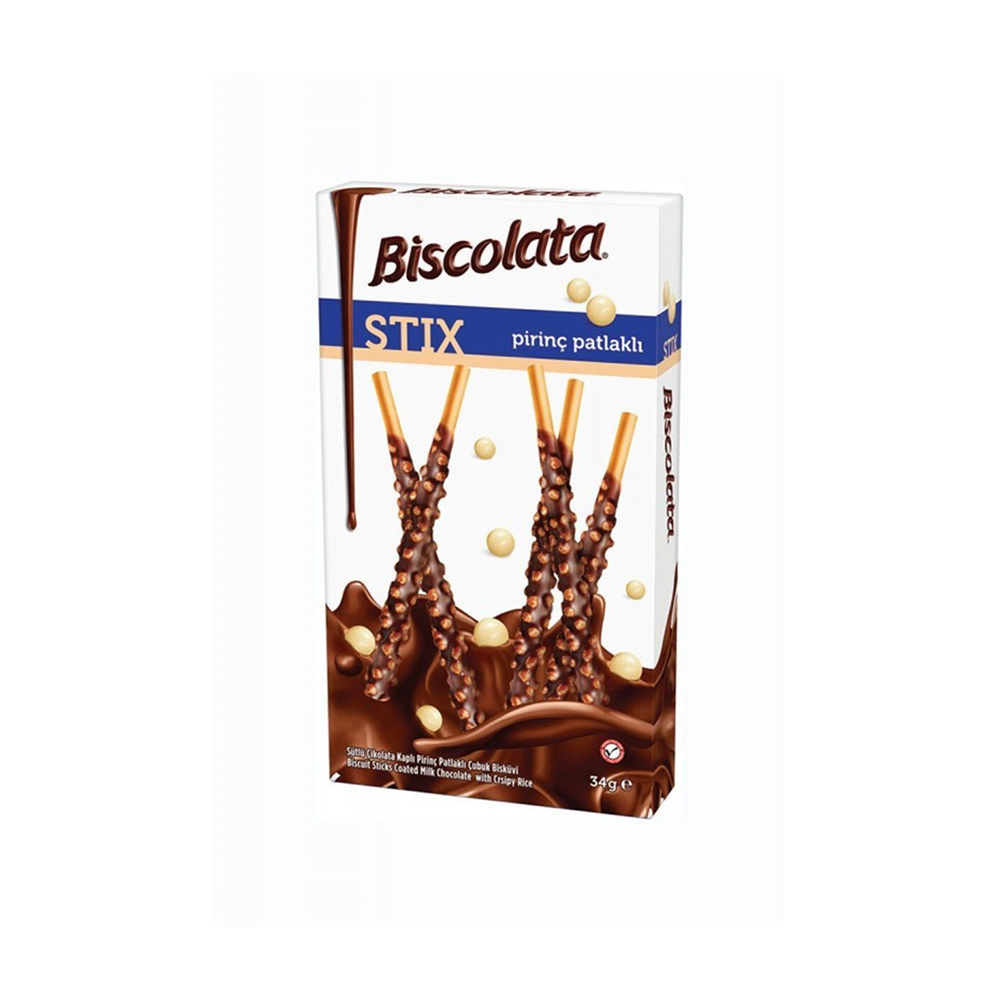 Şölen Biscolata Sticks Mit Reis-Crisps 34g