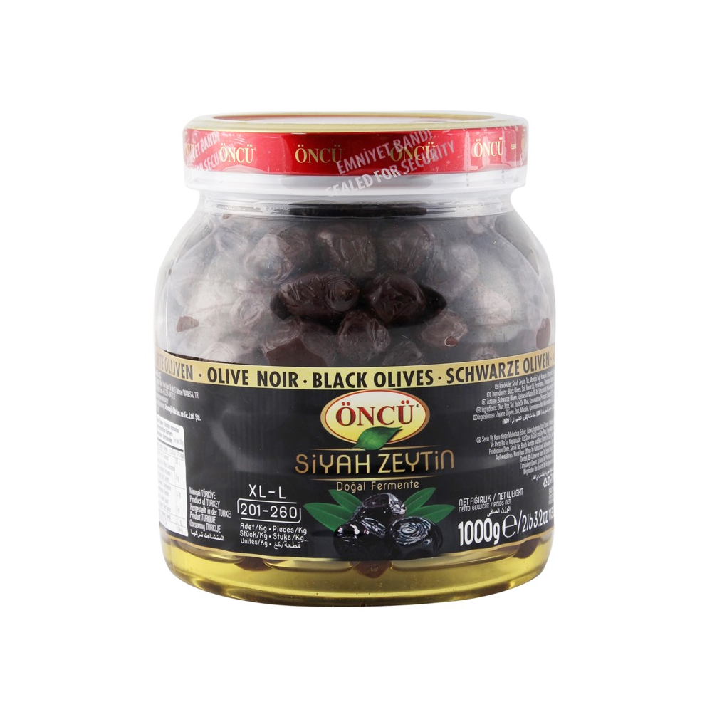 Öncü - Black Olives 2Xl-L 800g