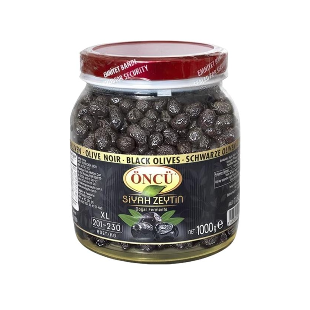 Öncü Black Olives Xl-L Size - 1000g