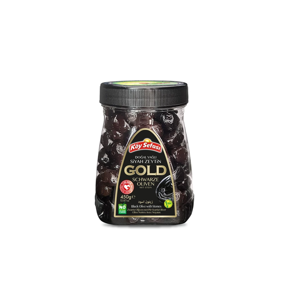 İkram Köy Sefası Black Olives Gold 450g*10