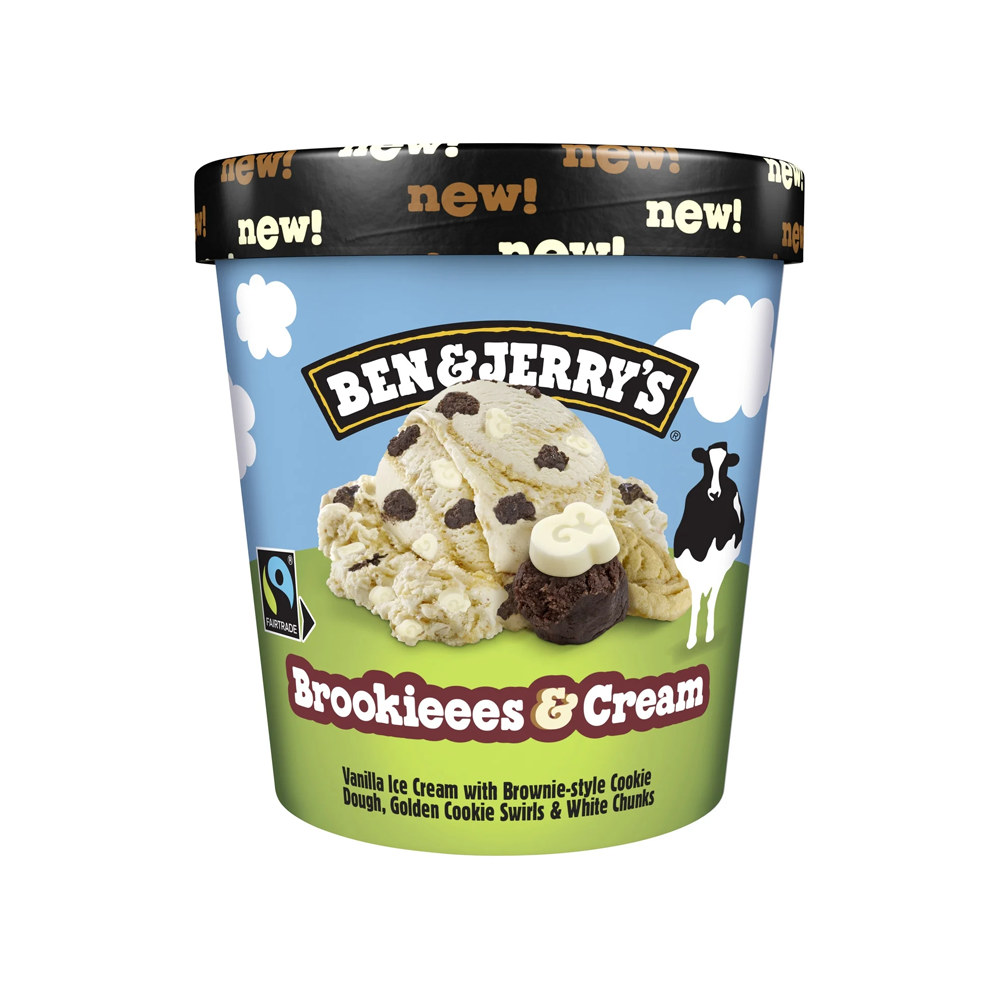 Ben&Jerrys Brookieees & Cream