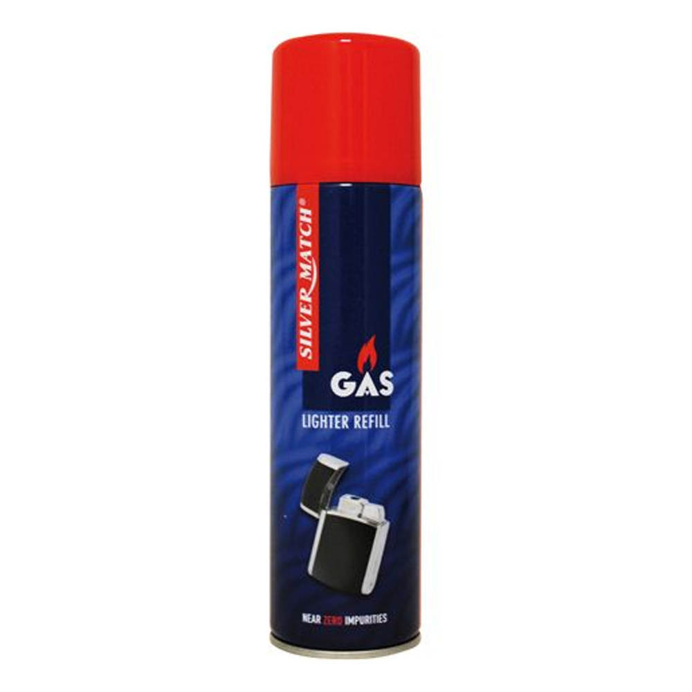 Lighter Gas 250ml For Refilling Silver Match