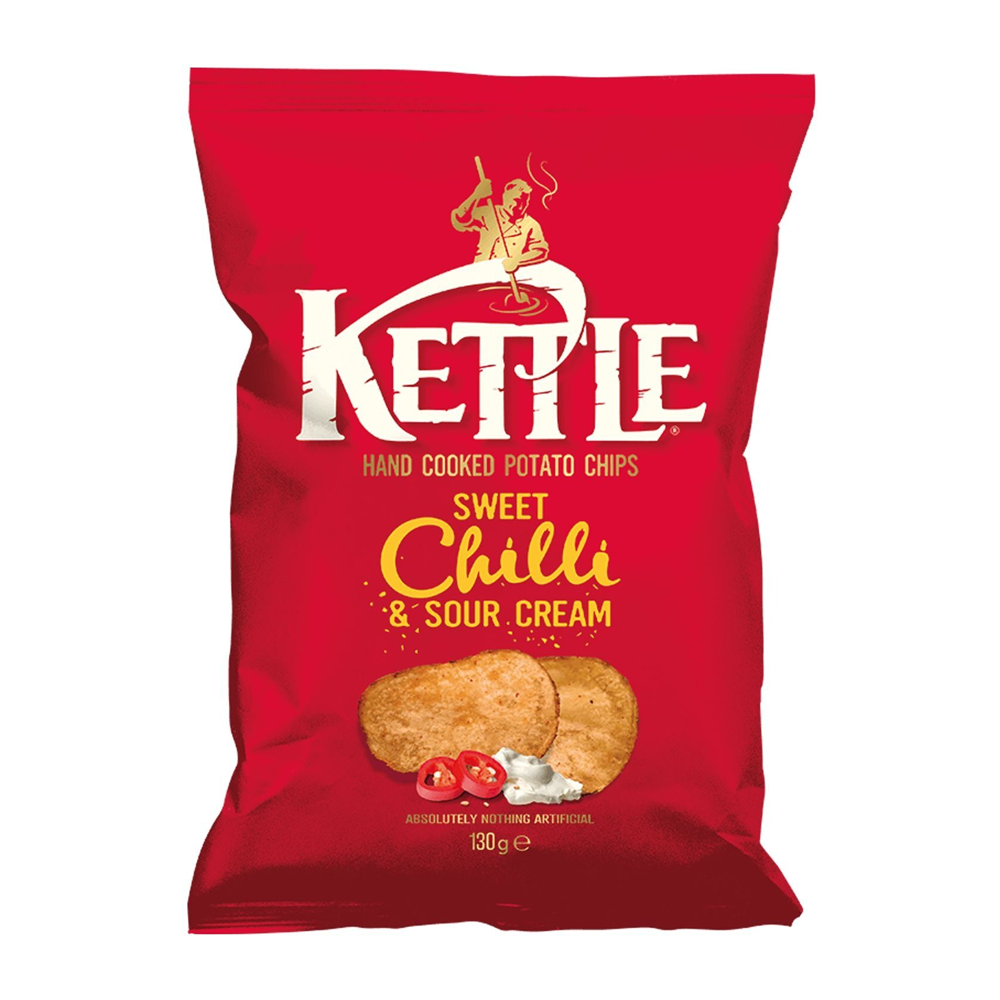 Kettle Handcooked Potatos Chips 130g