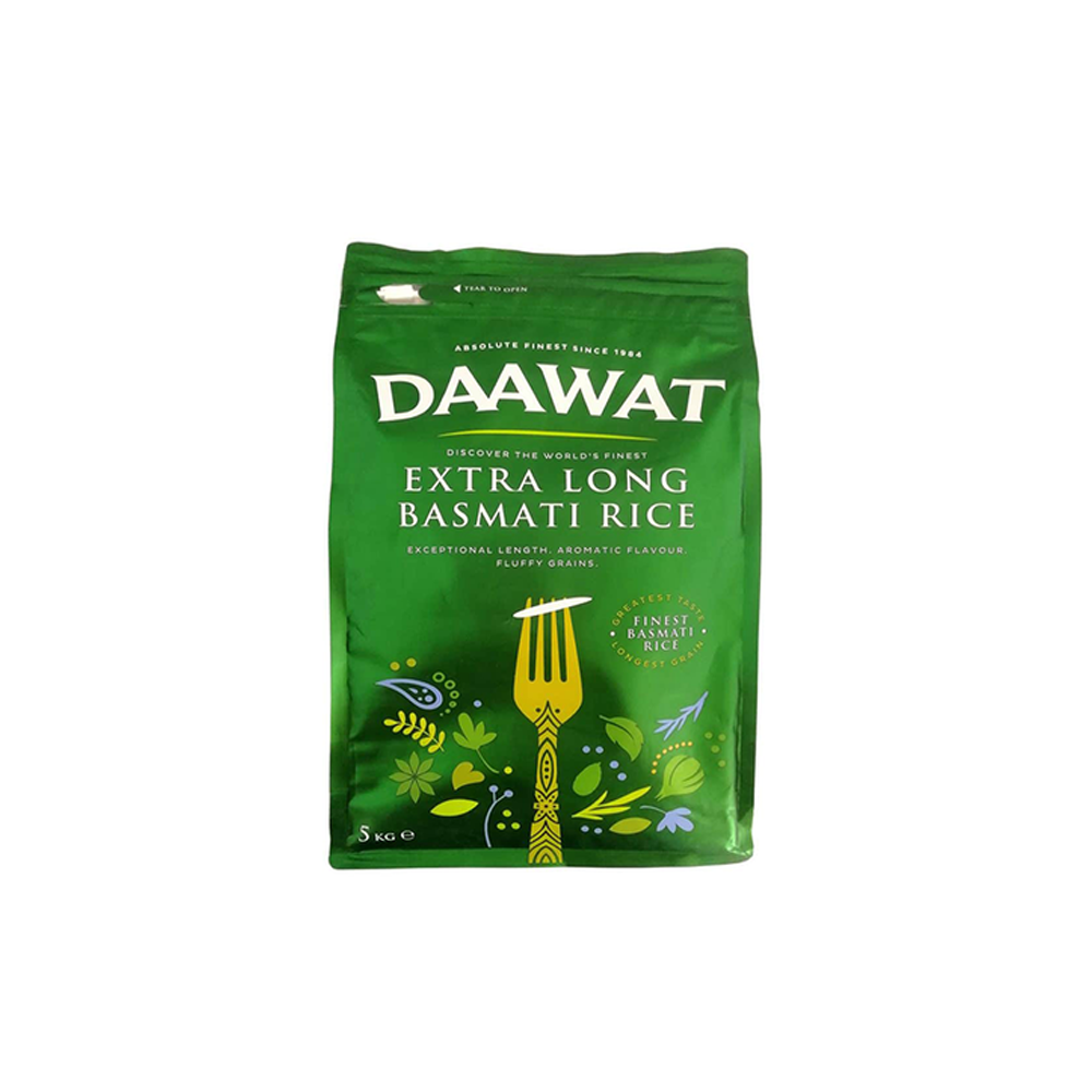 Daawat Green Extra Long Basmati Rice 5kg