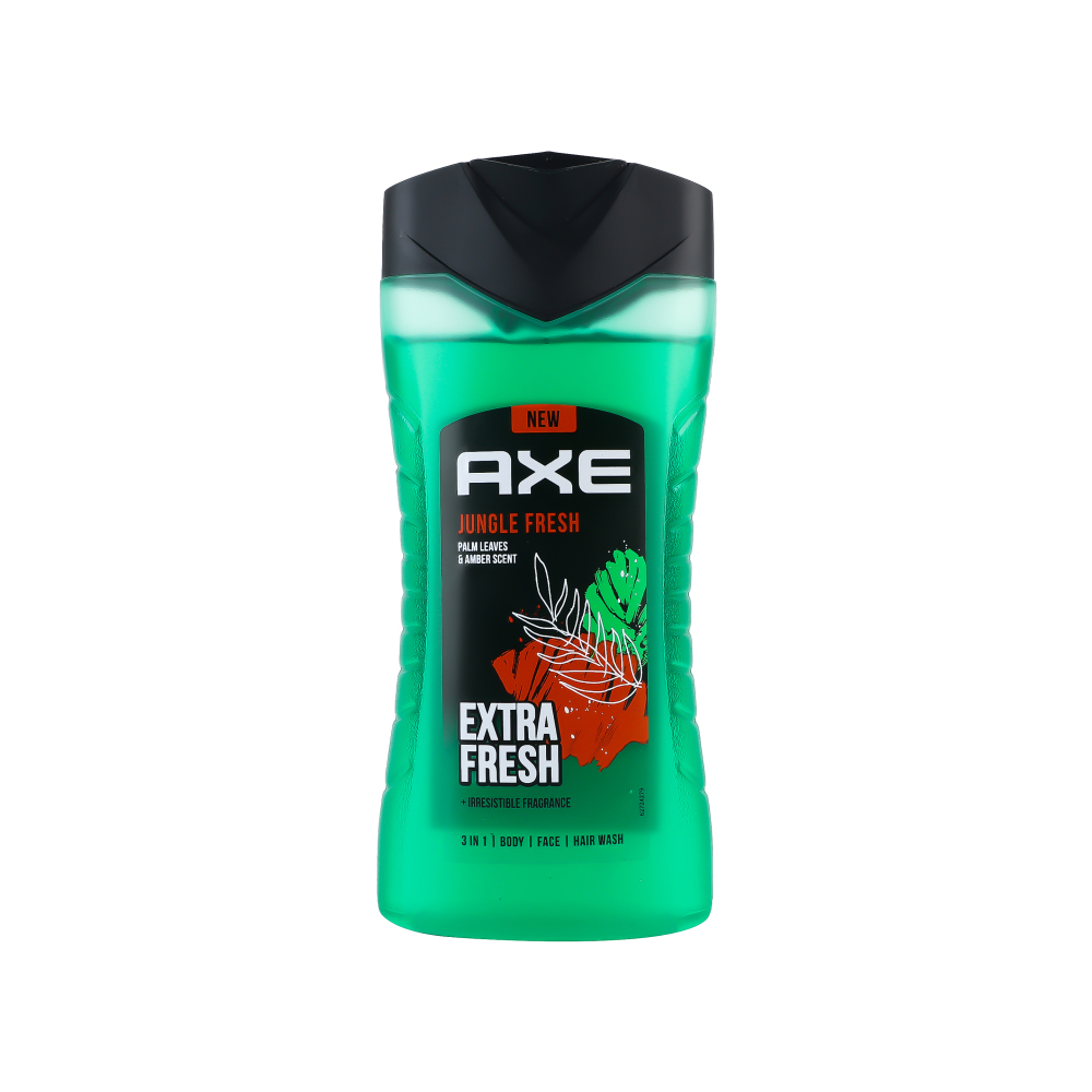 Axe Jungle Fresh 3In1 Shower Gel For Men 250ml