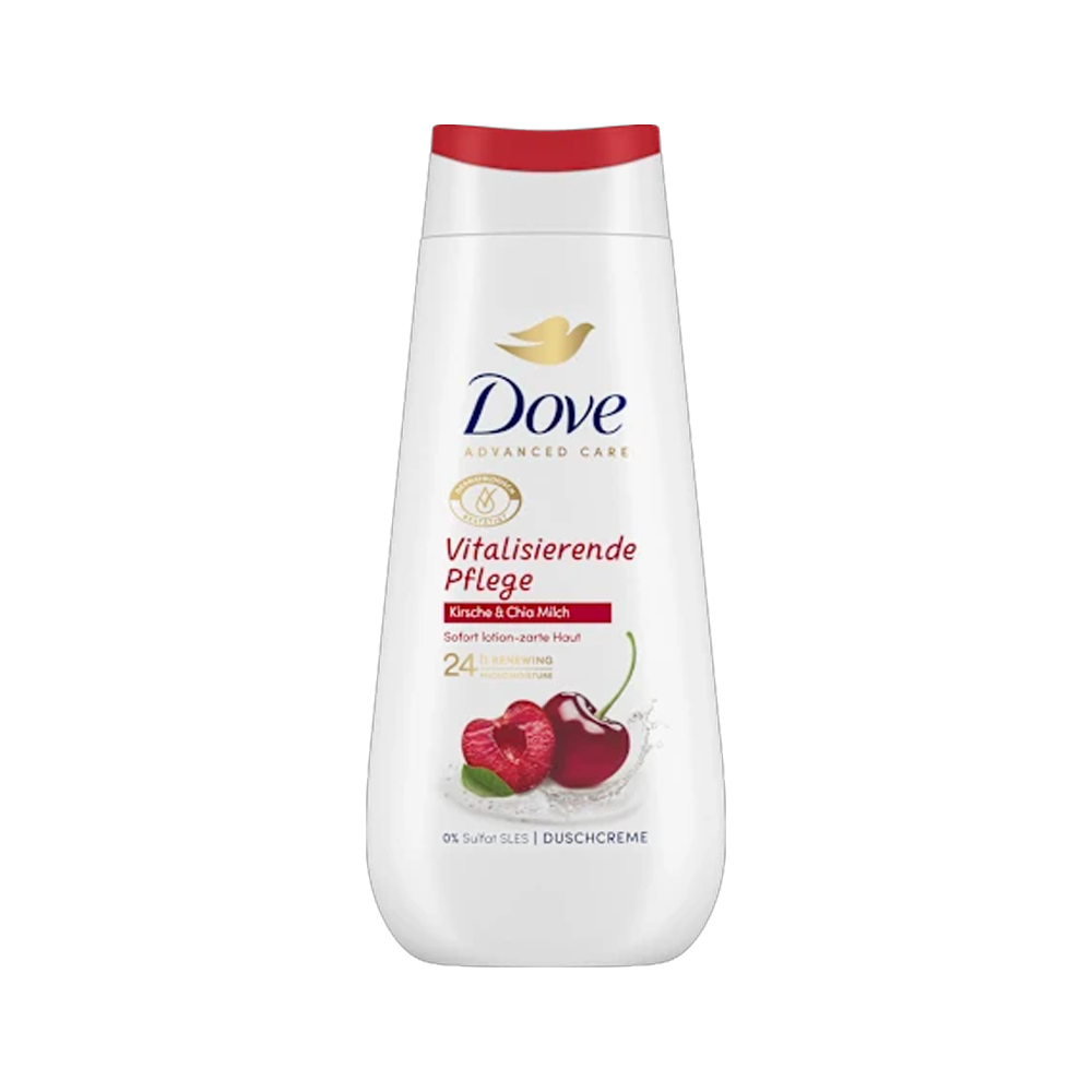 Duschcreme Advanced Care Vitalisierende Pflege, Kirsche & Chia Milch, 225ml