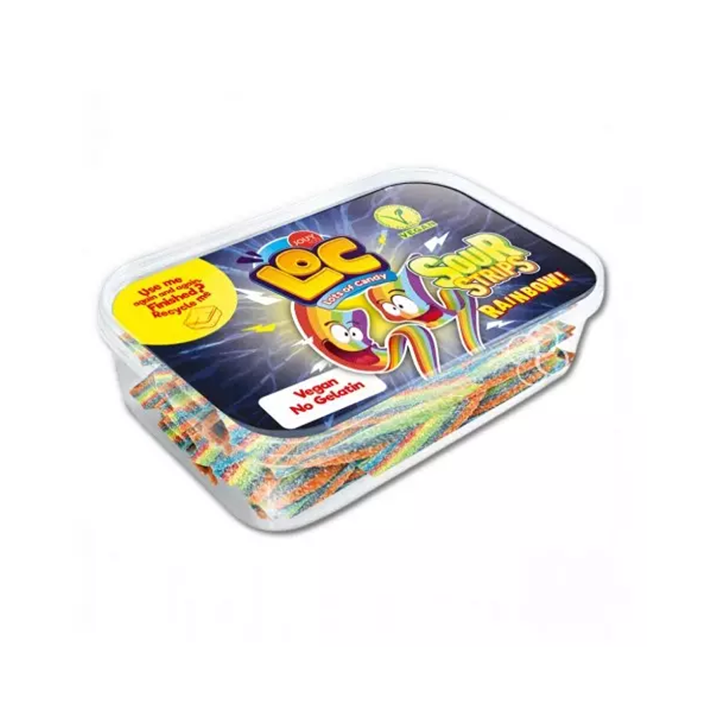 Jouy&Co Loc Sauere Streifen Vegan Regenbogen 200g
