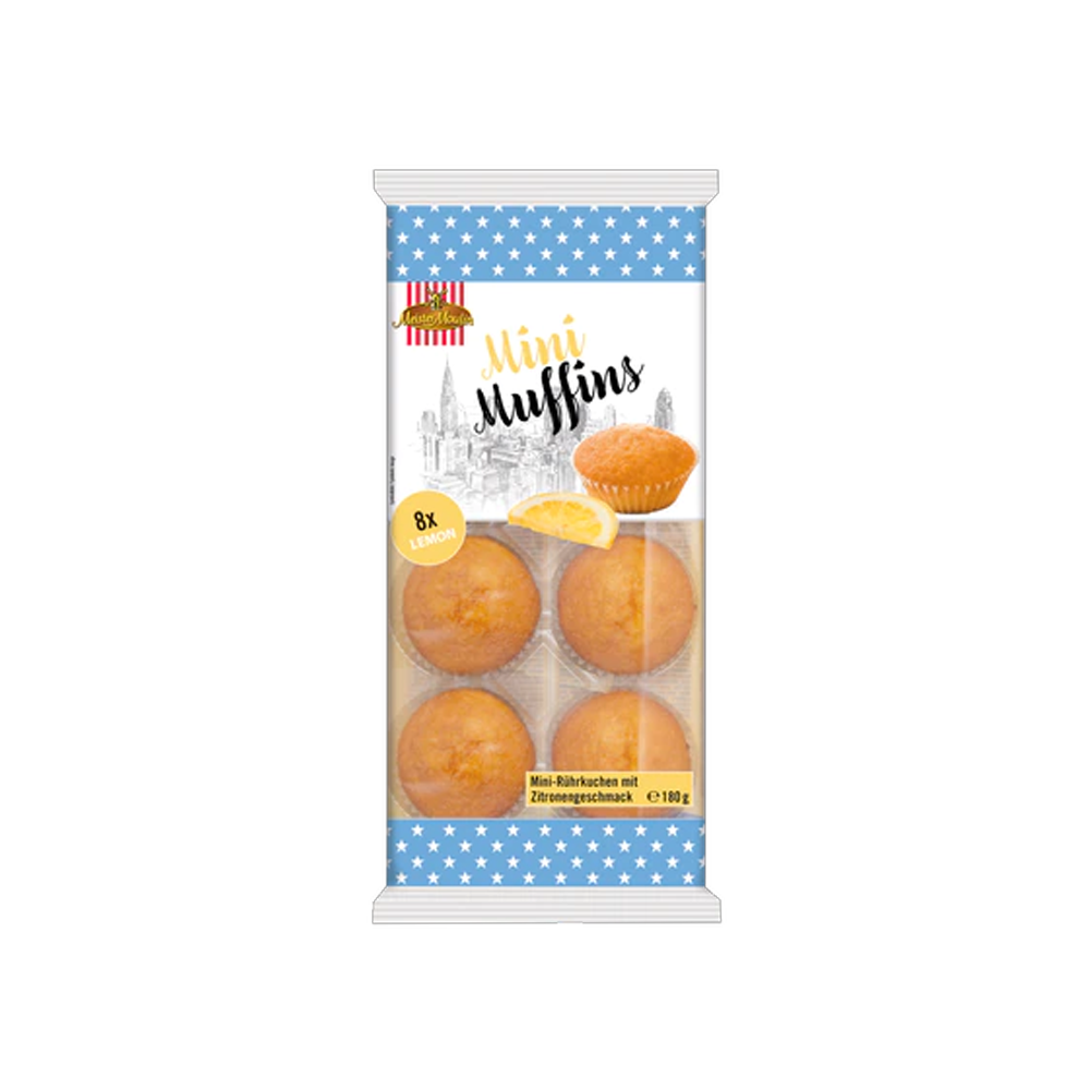 Mini Muffins Lemon 8 Pcs. 180g