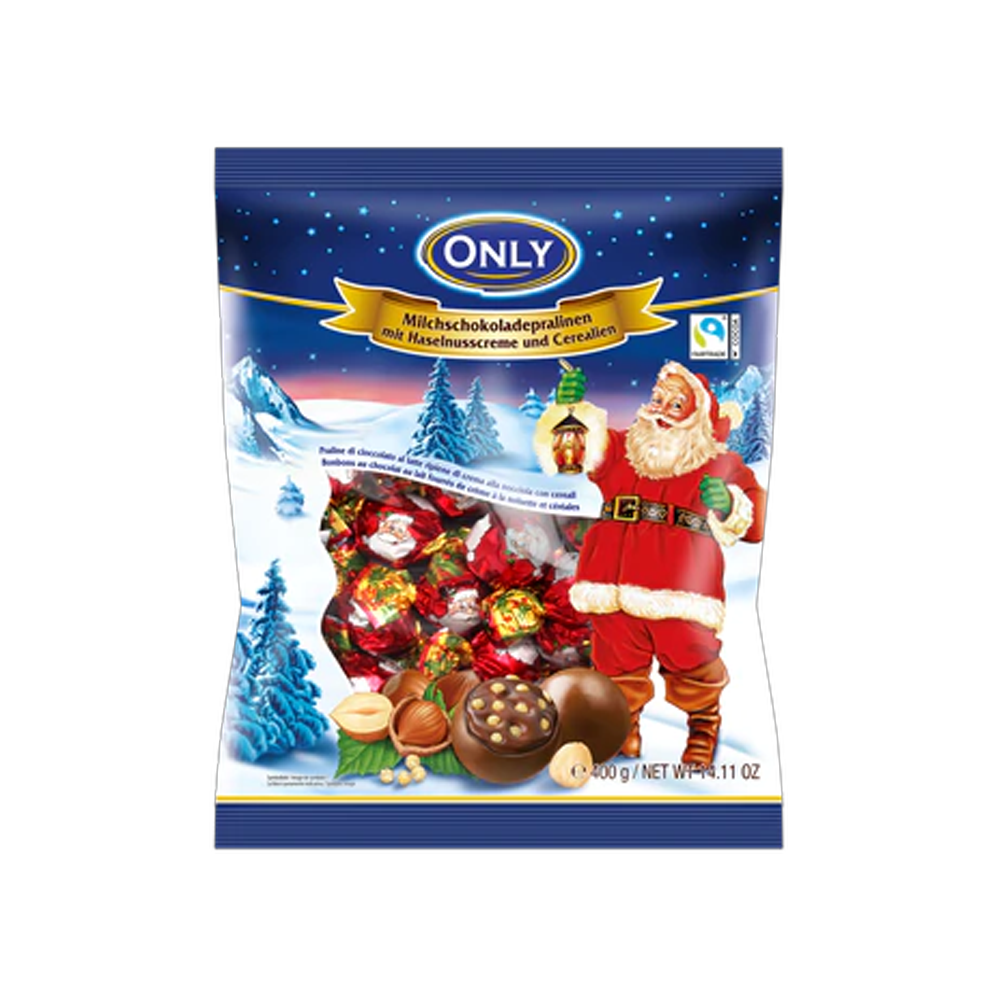 Only Milk Chocolate Pralines With Hazelnut Cream 400g