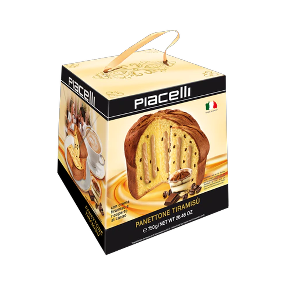 Yeast Cake Panettone Tiramisu 750g | Piacelli