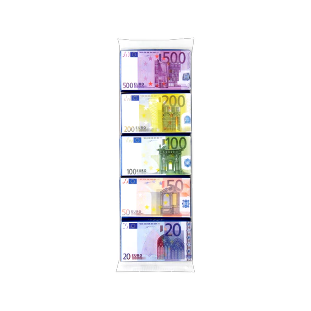 Euro Bank Notes Milk Chocolate 5X15g