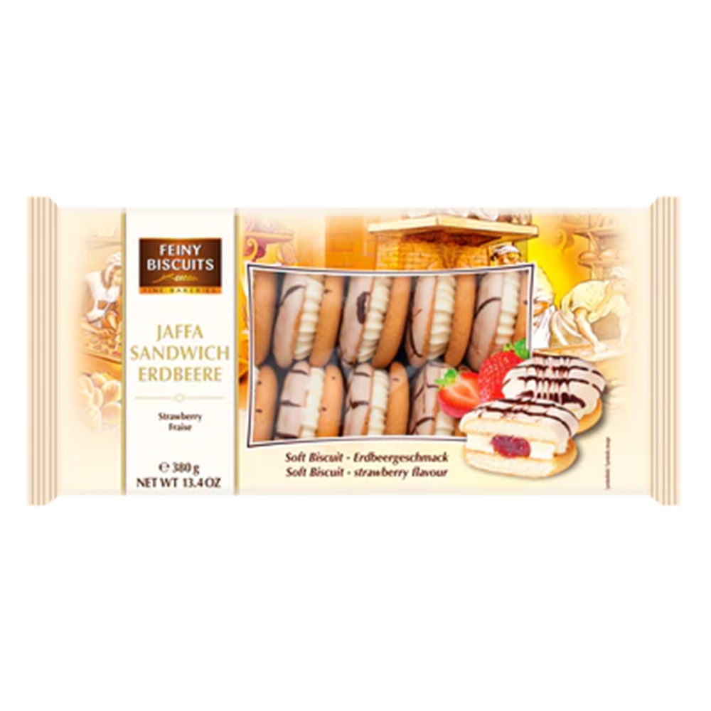 Jaffa Sandwich Strawberry-Cream 380g