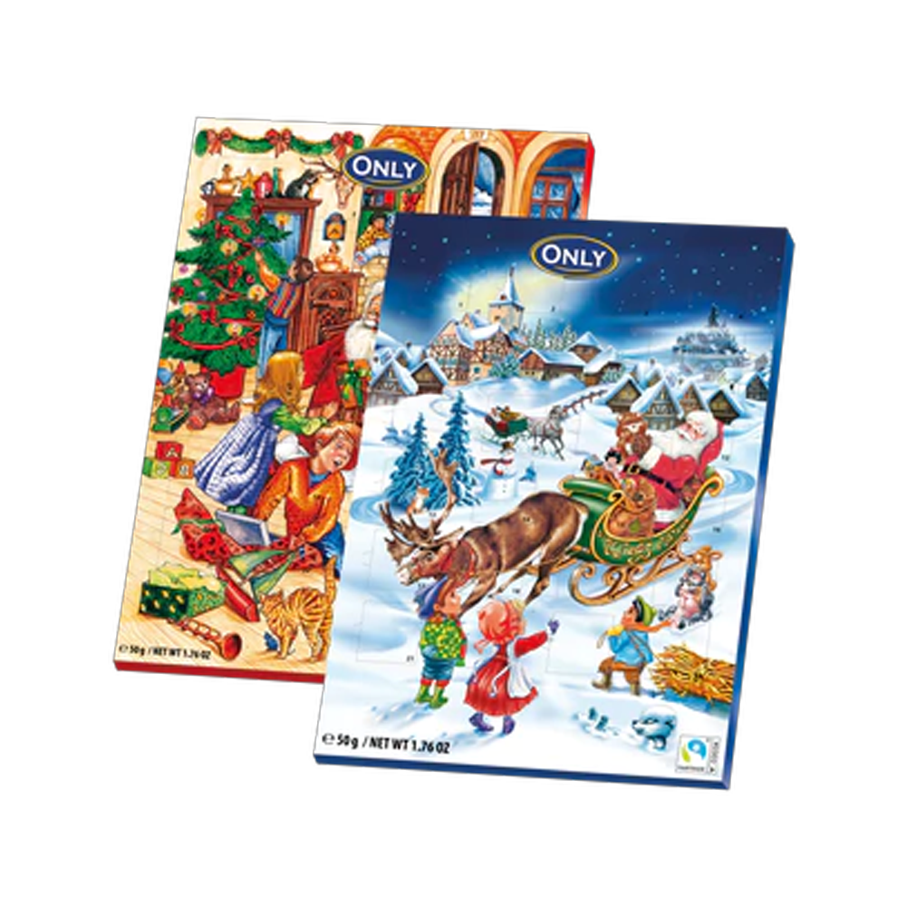 Only Milk Chocolate Advent Calendar 50g