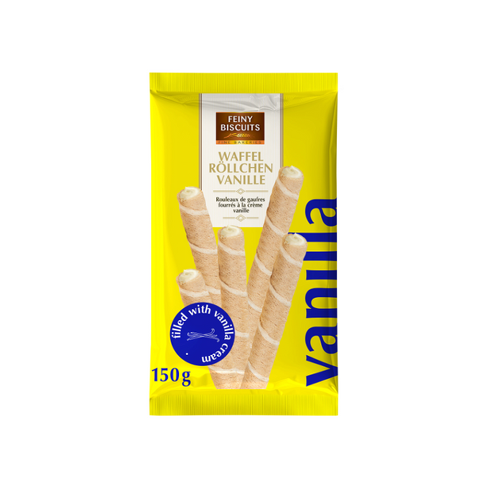 Feiny Biscuits Waffel Röllchen Vanille 150g